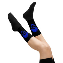 Load image into Gallery viewer, Legend Legacy Black &amp; Royal Blue Socks
