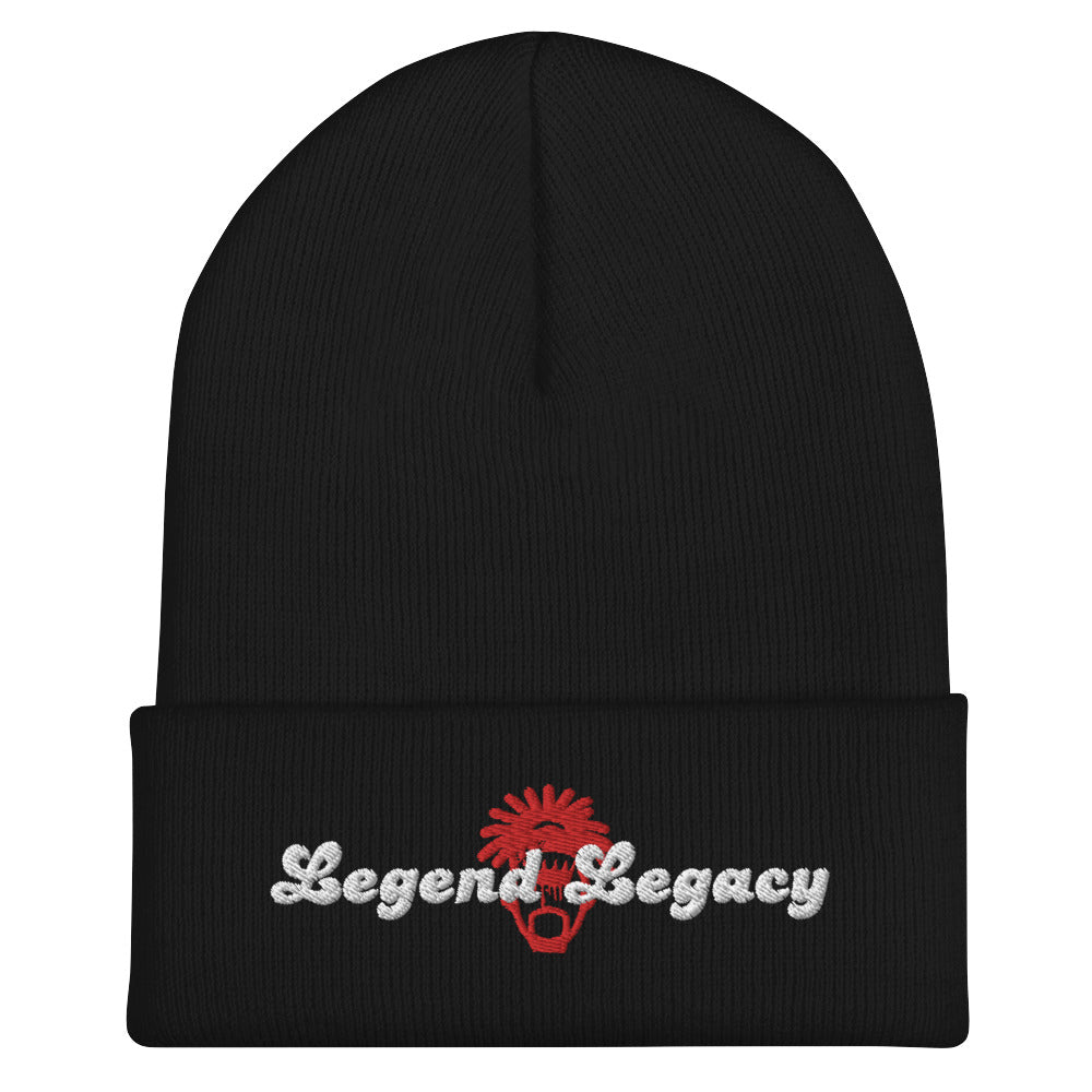 Legend Legacy Red & White Cuffed Beanie