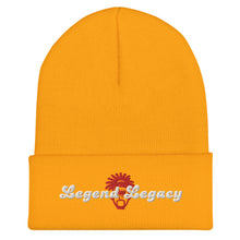 Load image into Gallery viewer, Legend Legacy Red &amp; White Cuffed Beanie
