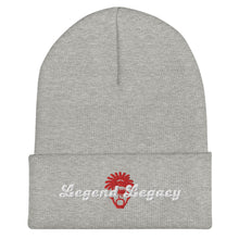 Load image into Gallery viewer, Legend Legacy Red &amp; White Cuffed Beanie
