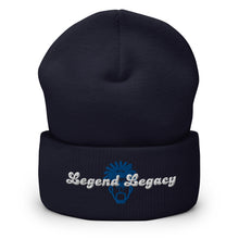 Load image into Gallery viewer, Legend Legacy Royal Blue &amp; White Cuffed Beanie
