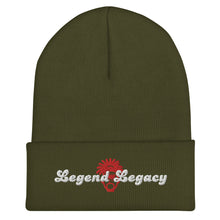 Load image into Gallery viewer, Legend Legacy Red &amp; White Cuffed Beanie
