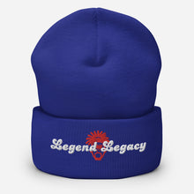 Load image into Gallery viewer, Legend Legacy Red &amp; White Cuffed Beanie
