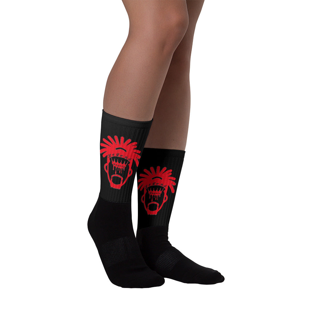 Legend Legacy Black & Red Socks